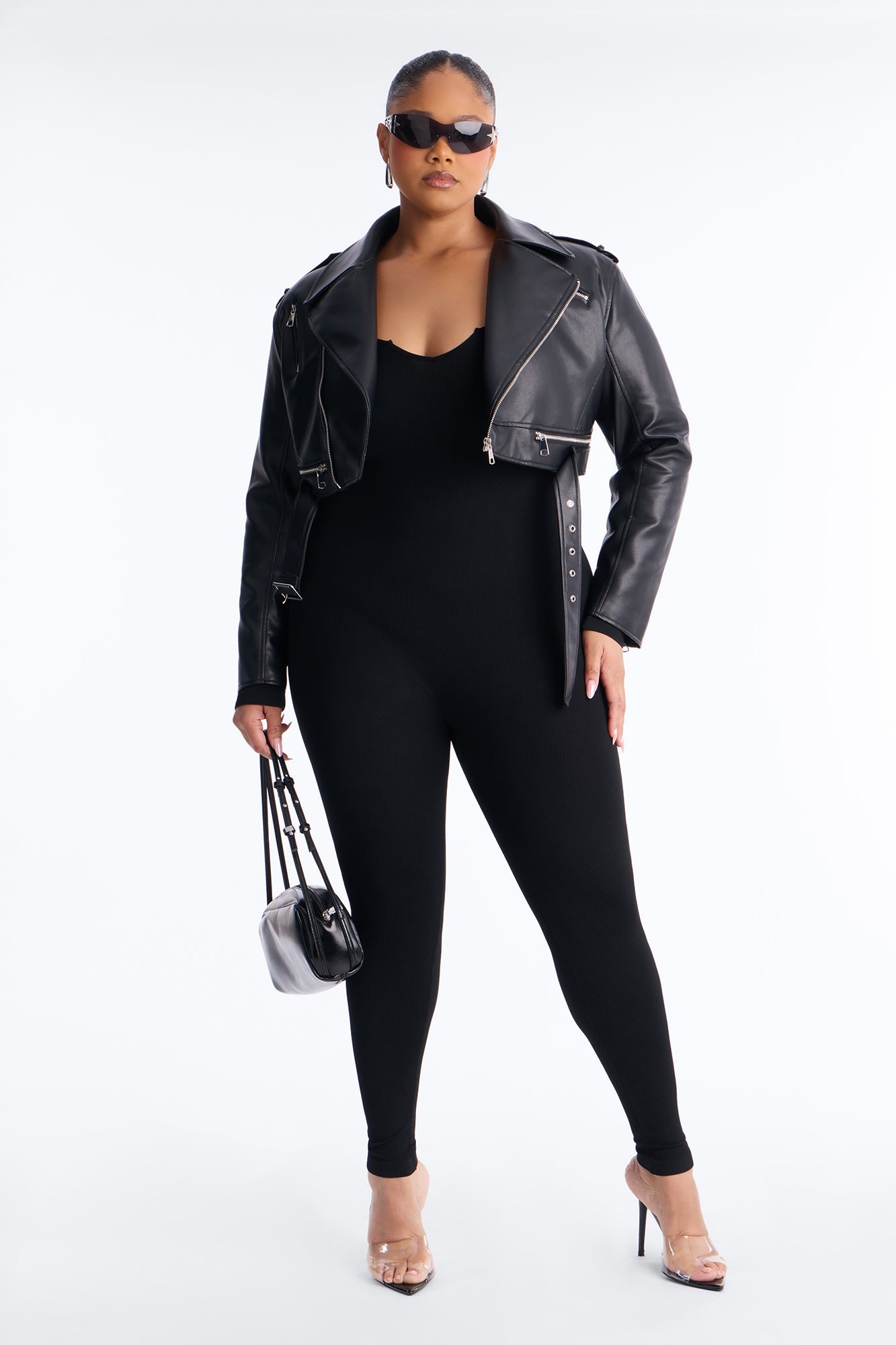 Giada Seamless Jumpsuit - Black