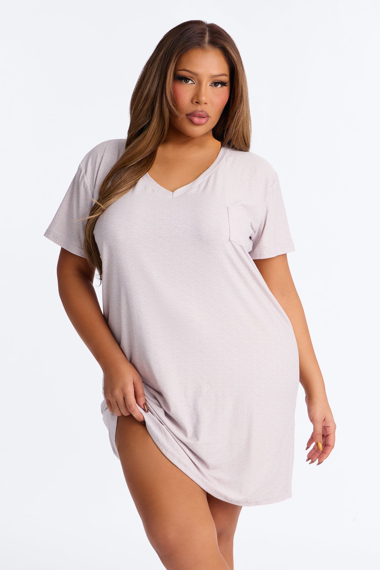 Must Be A Dream PJ Sleep Shirt - Heather Grey