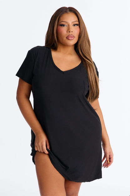 Must Be A Dream PJ Sleep Shirt - Black