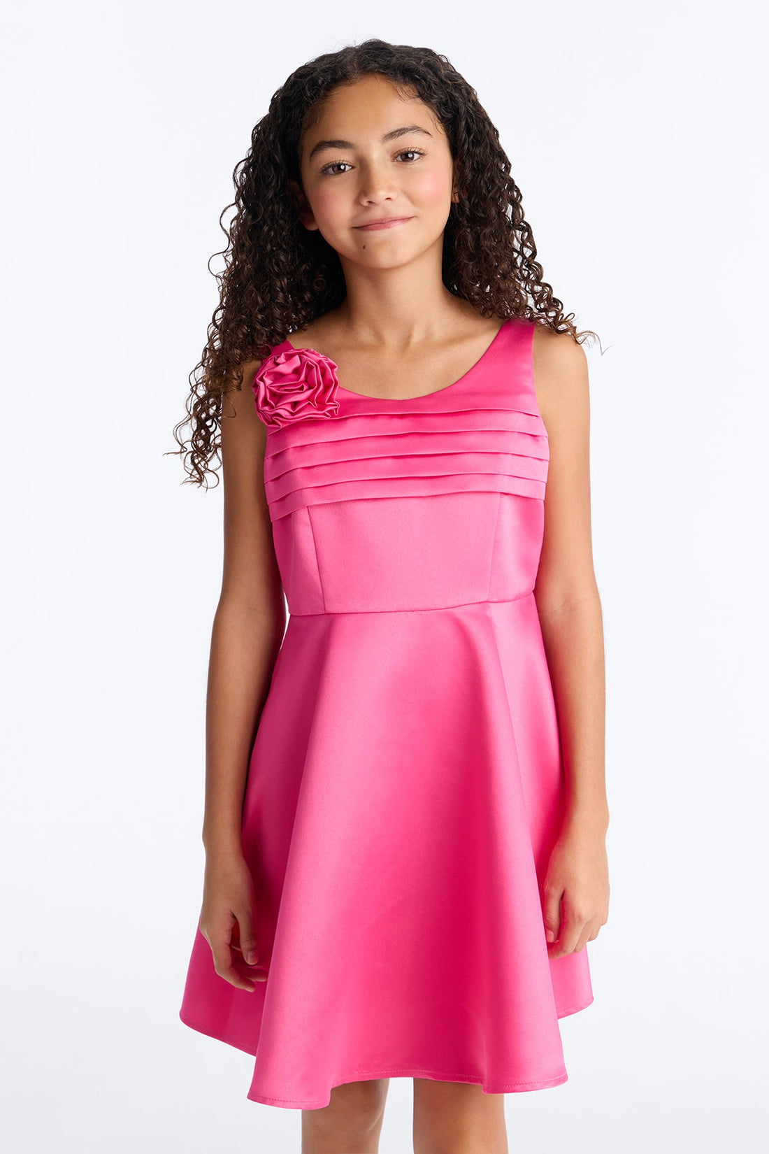 Mini Making Memories Dress - Hot Pink