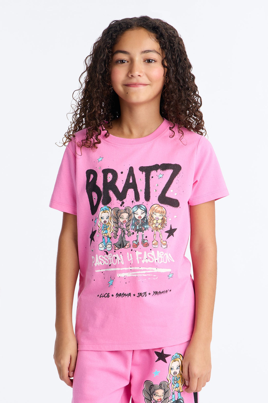 Mini Bratz Forever Fashion Wide Leg Pant Set - Pink