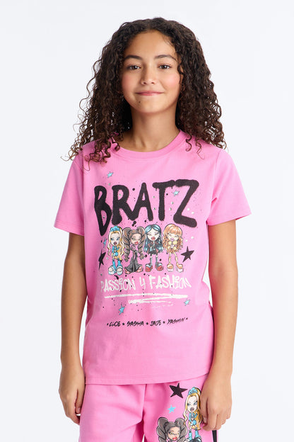 Mini Bratz Forever Fashion Wide Leg Pant Set - Pink