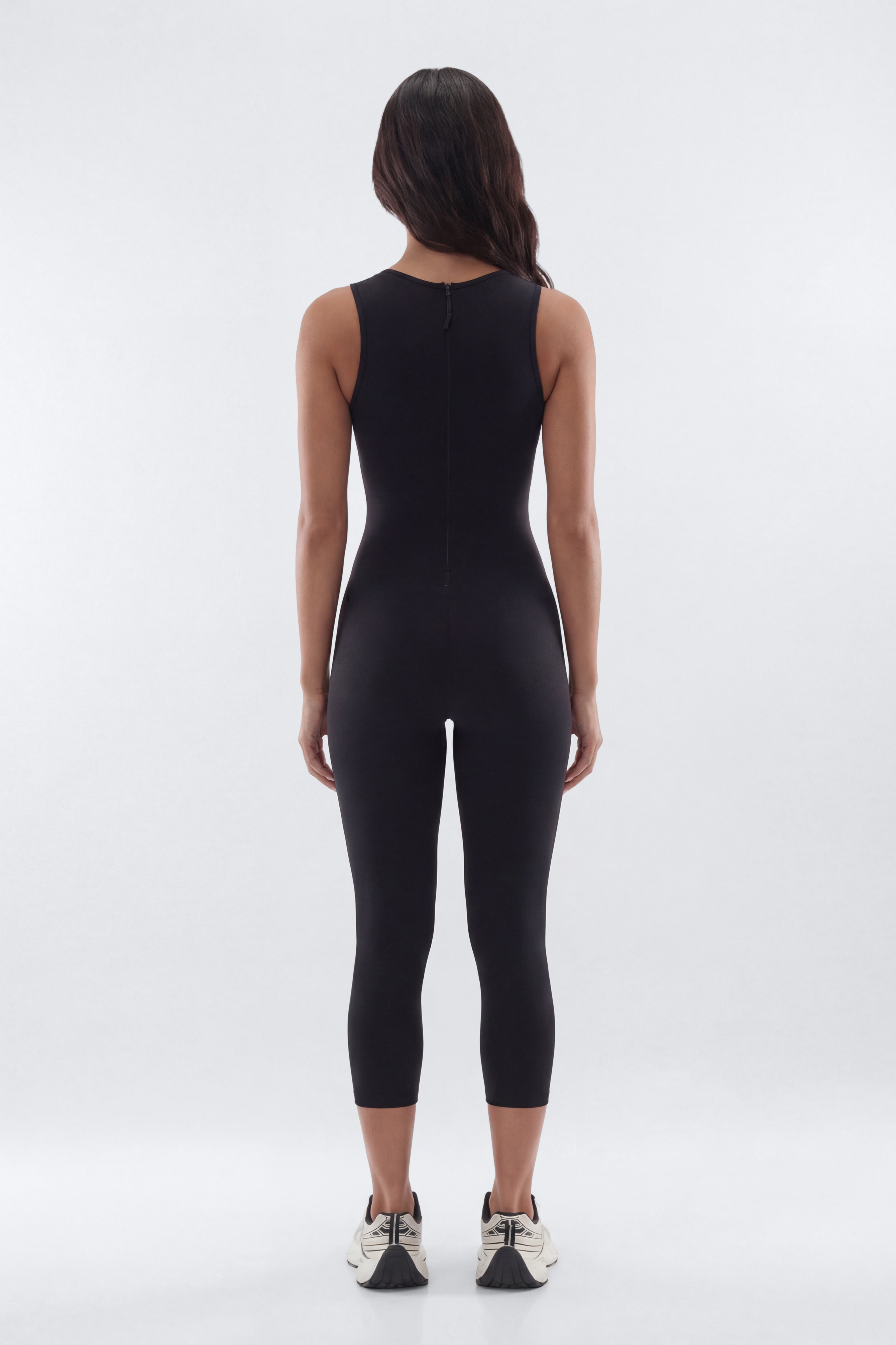CloudForm™ 21″ Capri Jumpsuit - Black