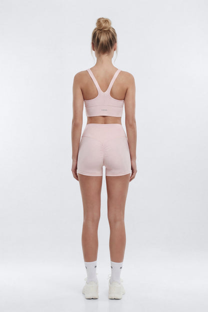 CloudForm™ 3″ Invisible Scrunch Biker Short - Pink