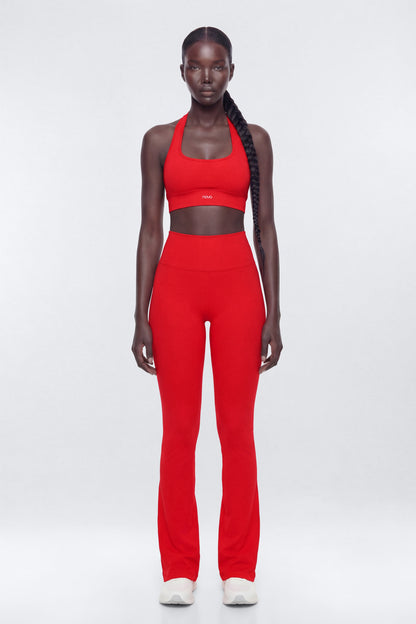 SeamlessLift™ 32″ High Rise Flare Legging - Red