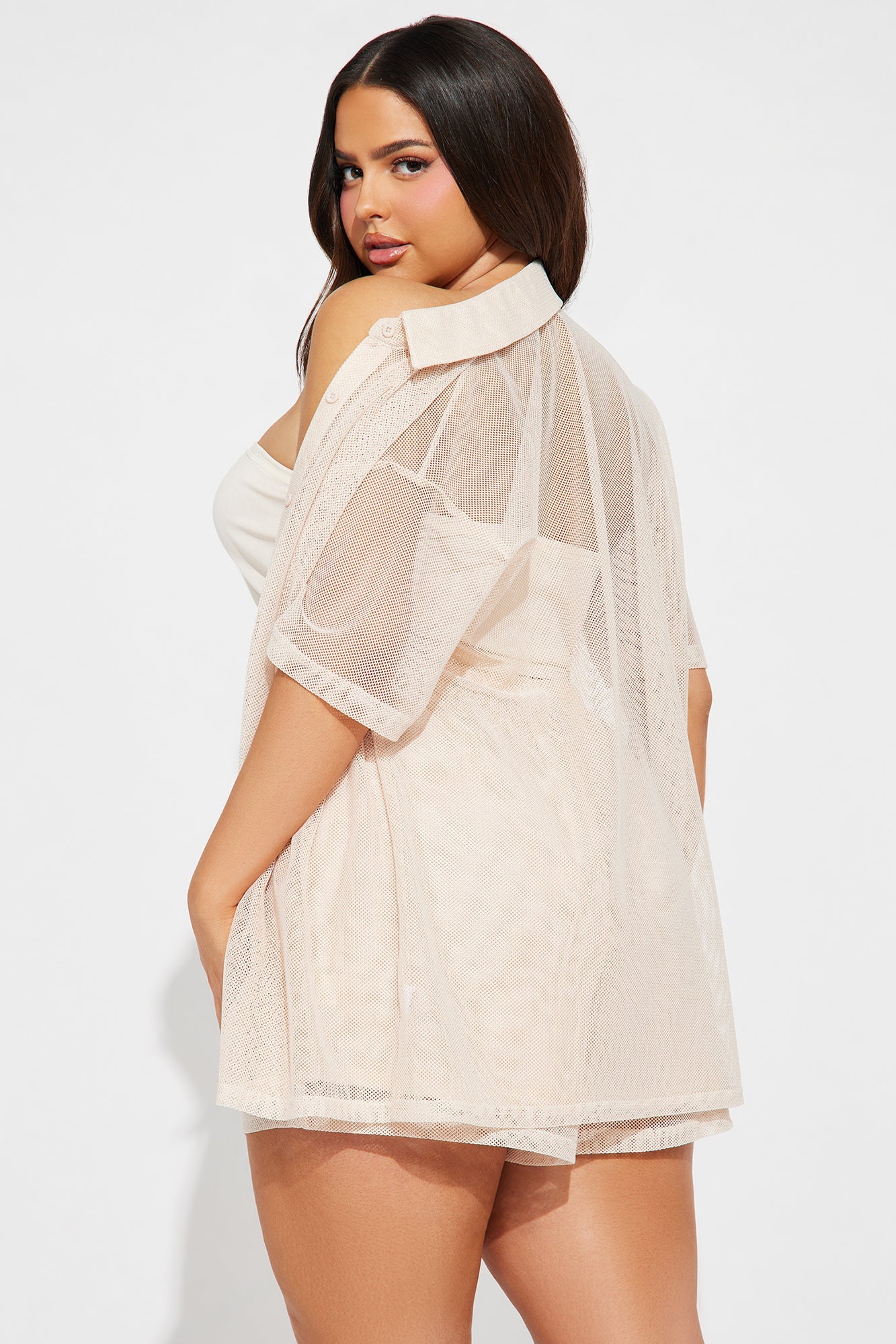 Taking Off Short Set - Cream