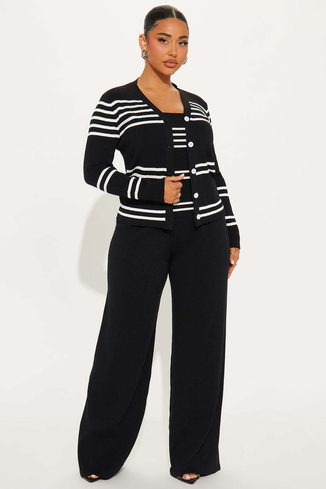 Genesis 3 Piece Pant Set - Black