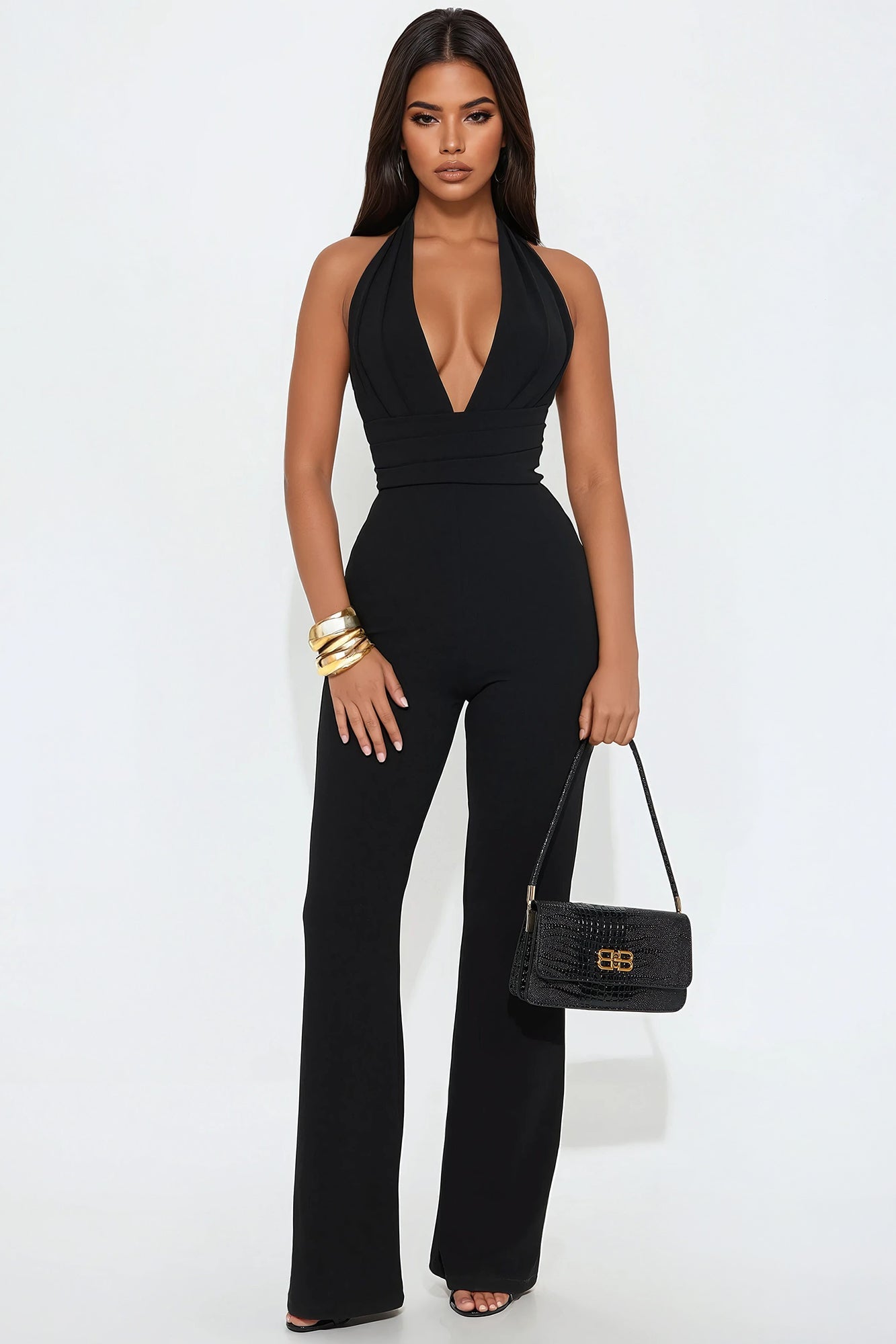 Feels Right Jumpsuit - Black