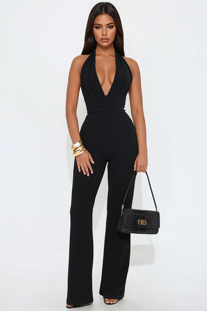 Feels Right Jumpsuit - Black