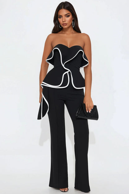 Stay Consistent Jumpsuit - Black