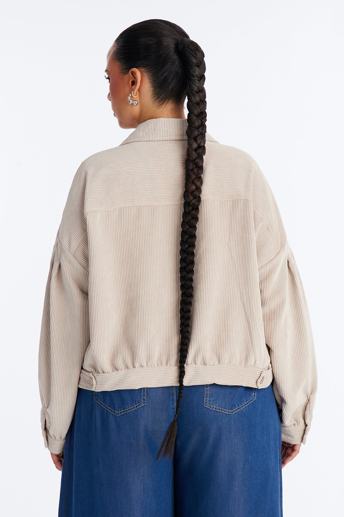 Road Tripping Corduroy Jacket - Stone