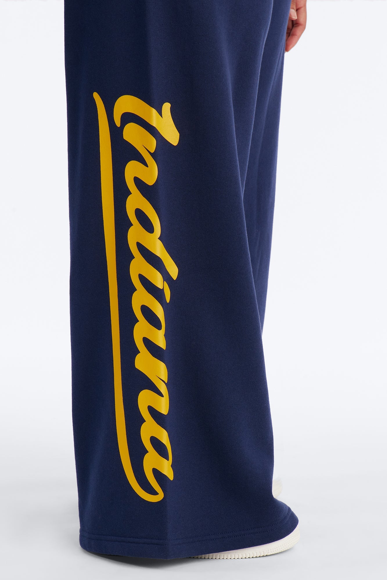 NBA Indiana Pacers Fleece Wide Leg Pants - Navy