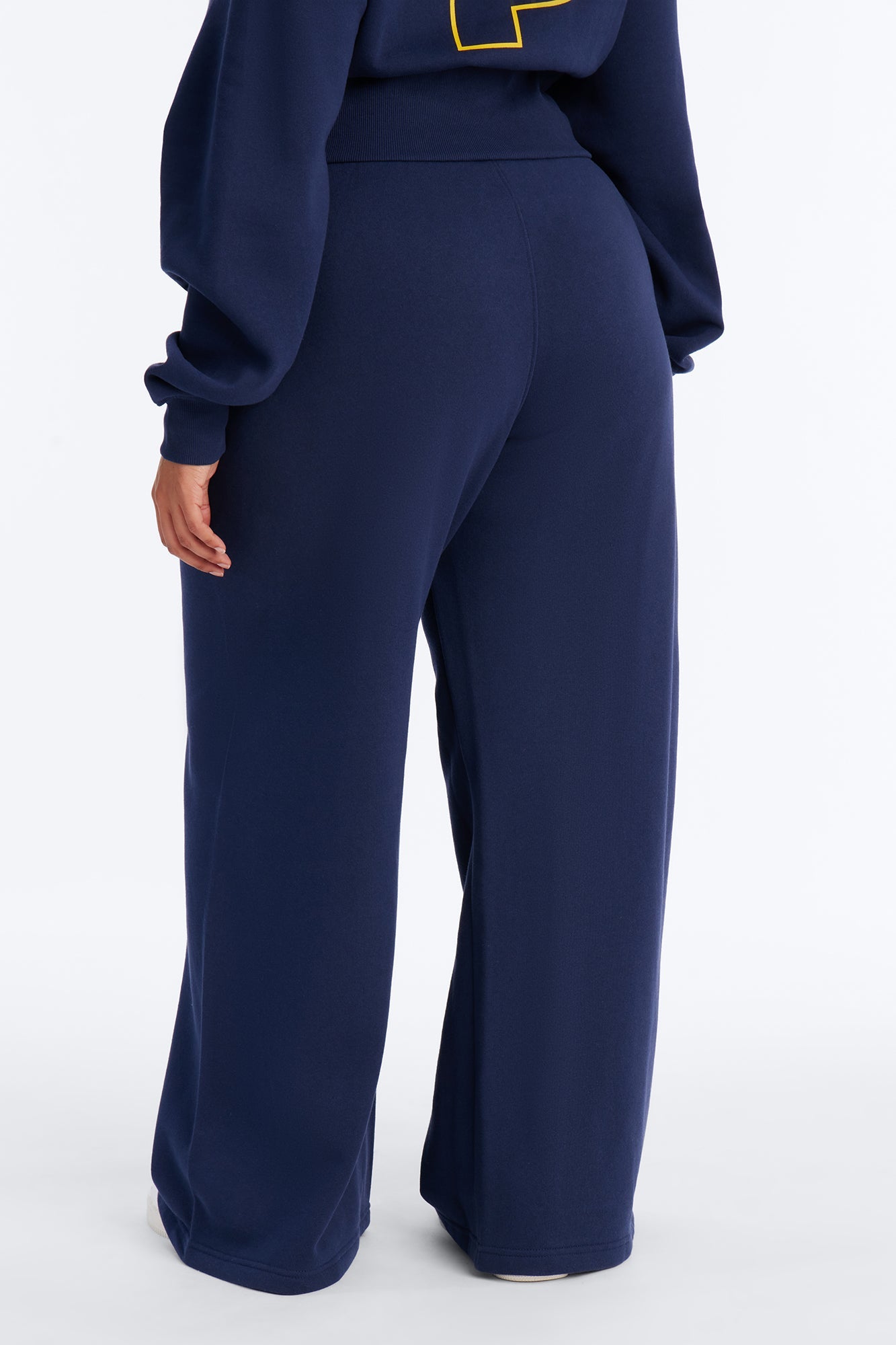 NBA Indiana Pacers Fleece Wide Leg Pants - Navy