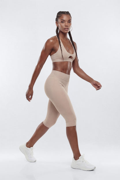 ButterSoft™ 15″ Low Rise Capri Legging - Stone