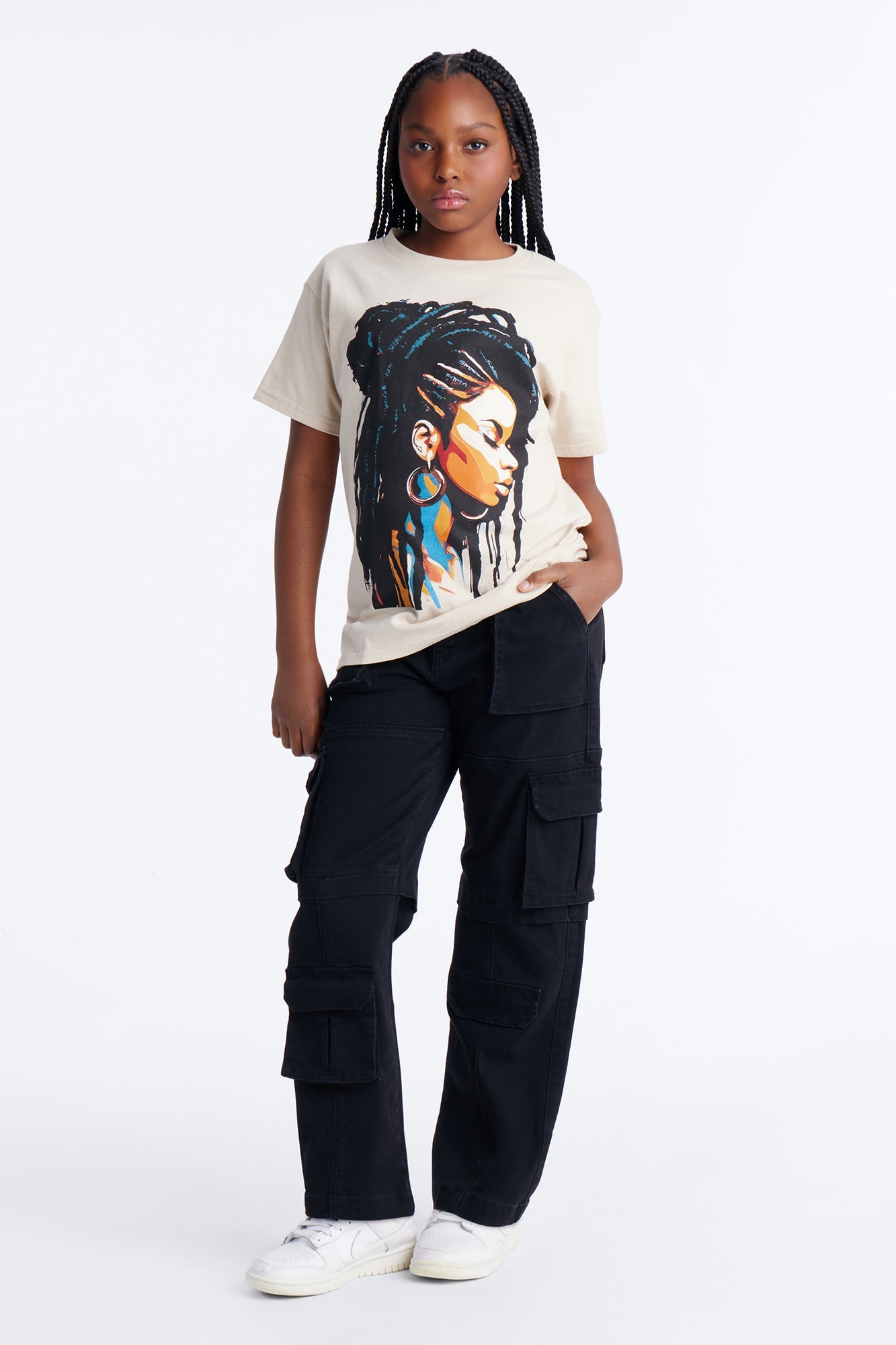 Mini In Love With Myself Graphic Tee II - Sand