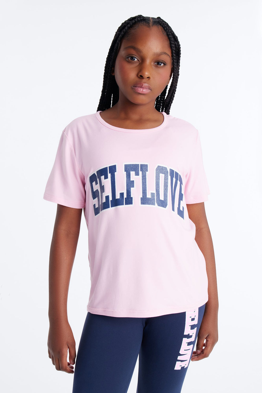 Mini Self Love Era Legging Set - Pink/combo