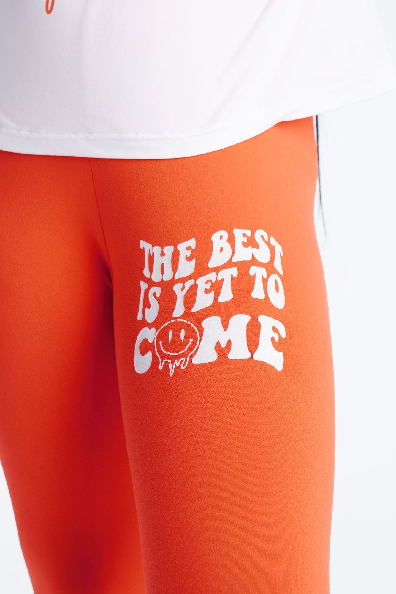 Mini The Best Is Yet To Come Legging Set - White/combo