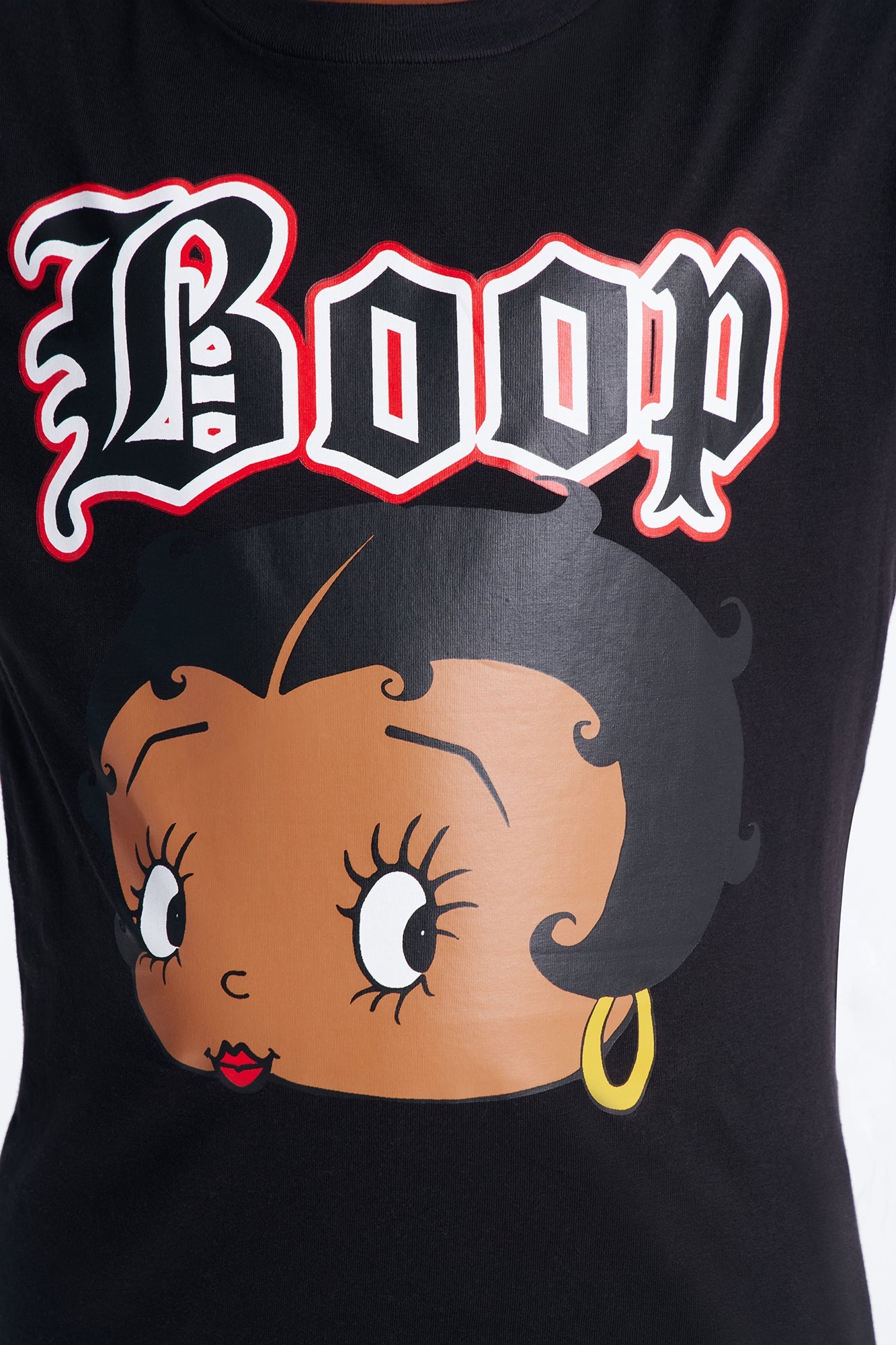 Mini Iconic Betty Boop Short Sleeve Tee - Black
