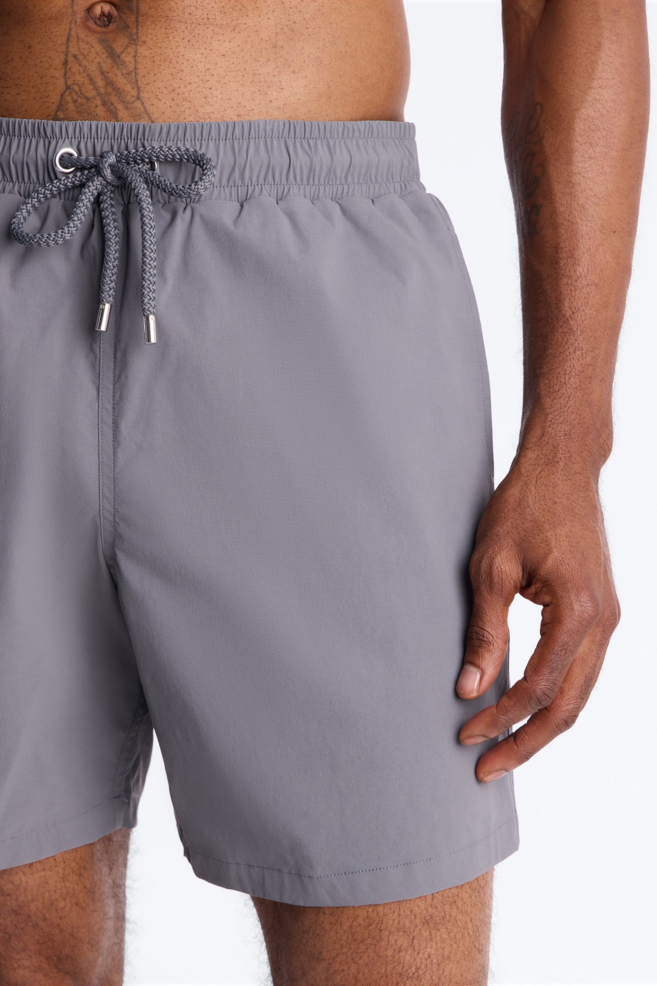 Montez Stretch Swim Trunk 7″ - Charcoal