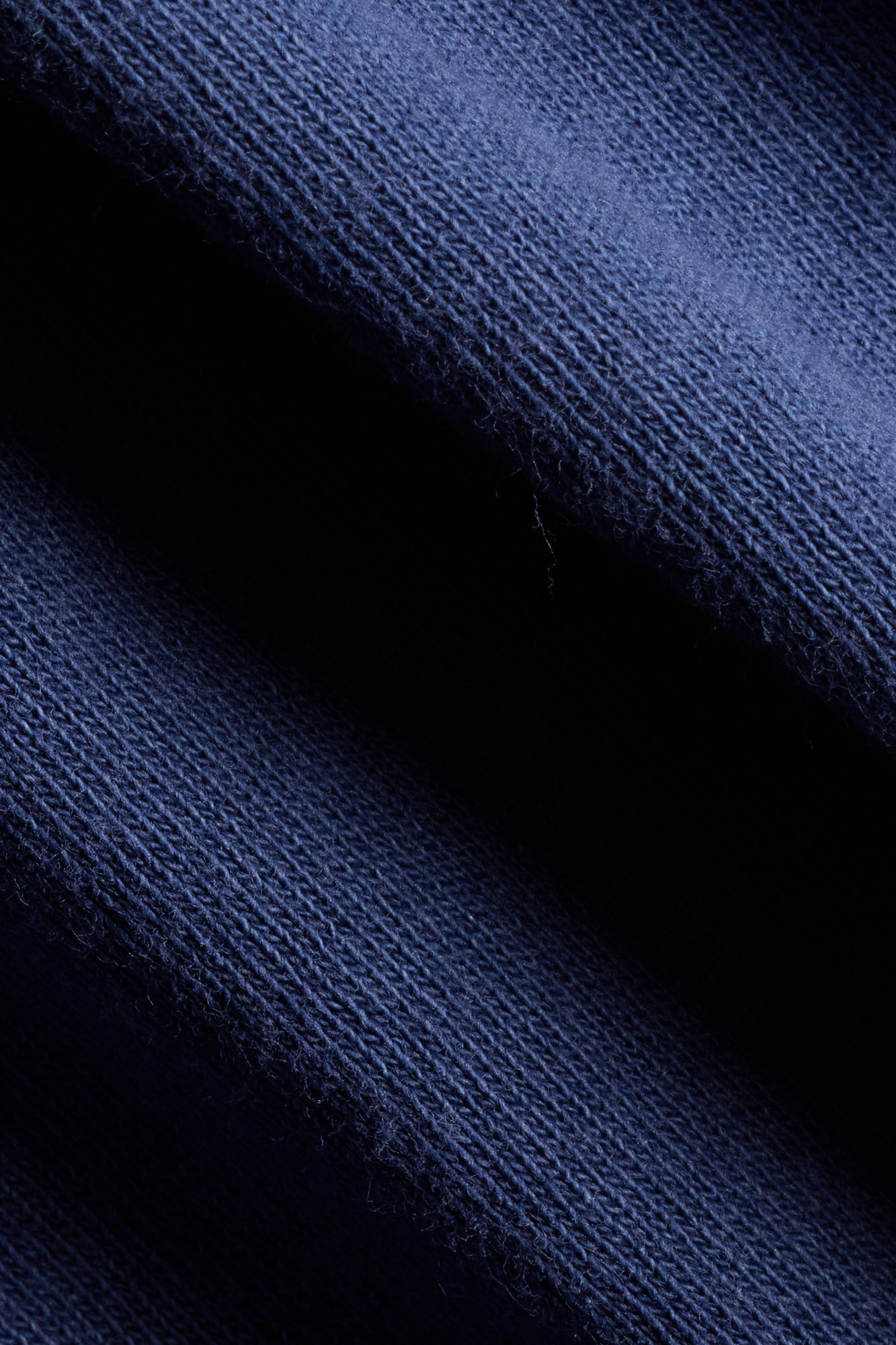 Cotton Jersey Boxy Short Sleeve Top - Navy