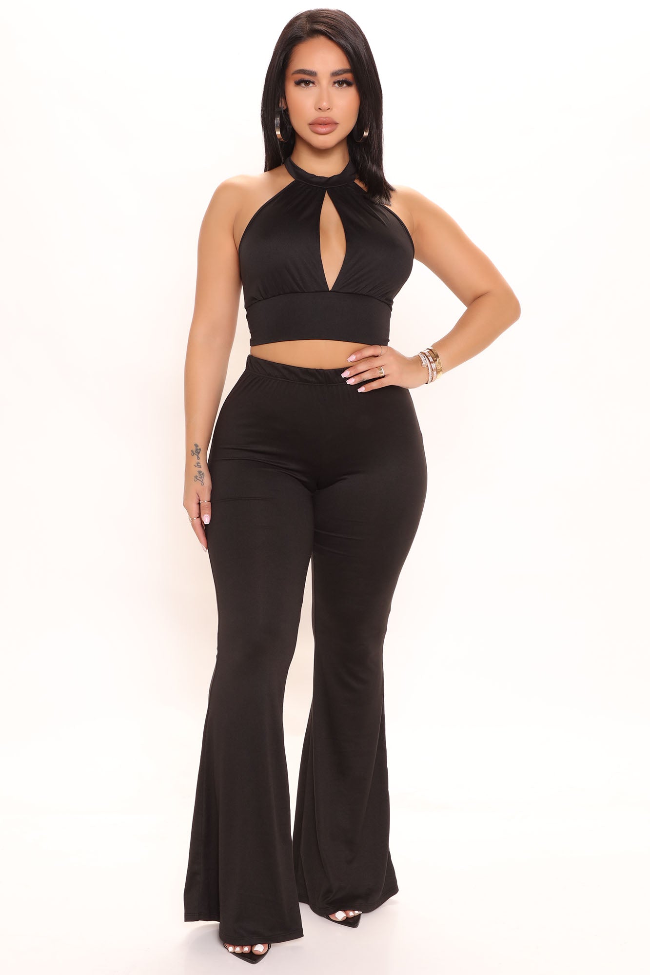 Curves All Year Flare Pant - Black