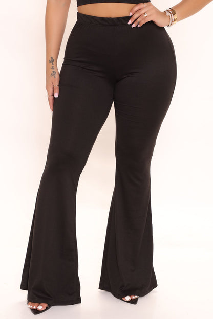 Curves All Year Flare Pant - Black