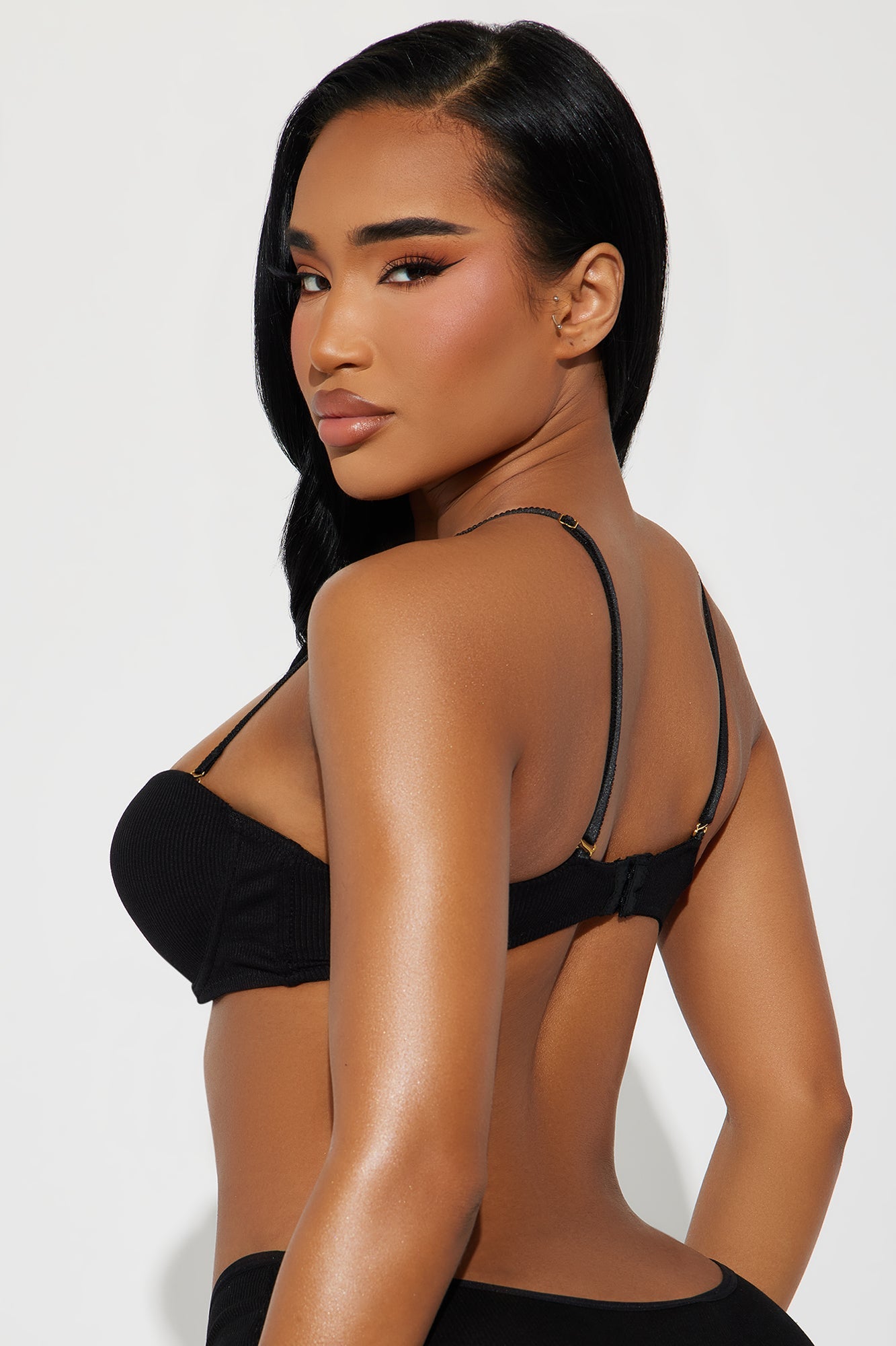 Cute and Cozy Mega Push Up Bra - Black