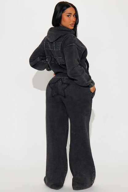 Limited Edition Fleece Sweatsuit Set - Charcoal