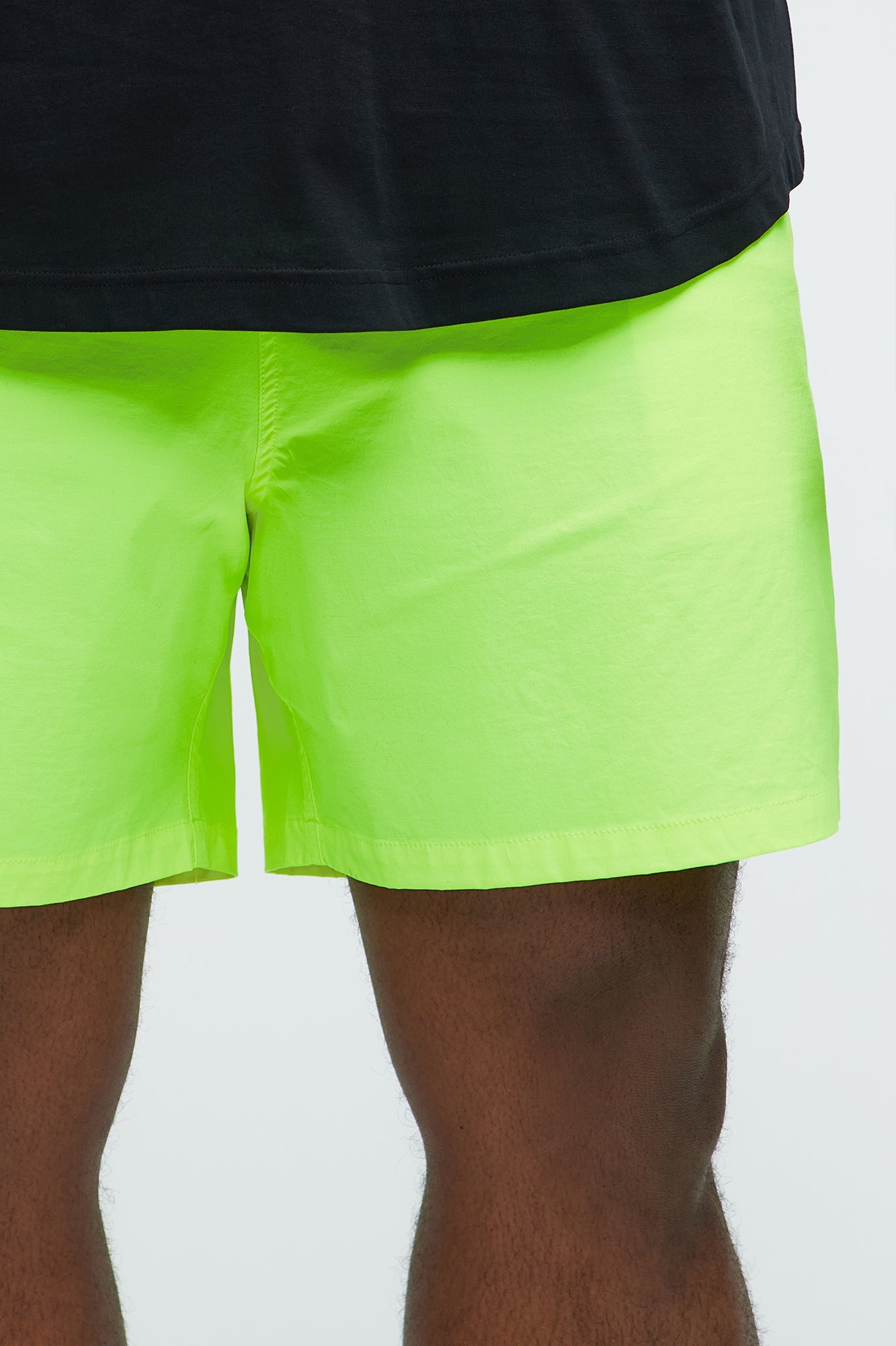 Montez Stretch Swim Trunk 7″ - Neon Yellow