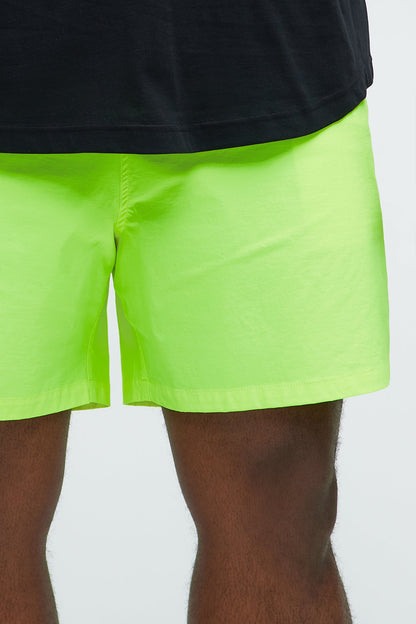 Montez Stretch Swim Trunk 7″ - Neon Yellow
