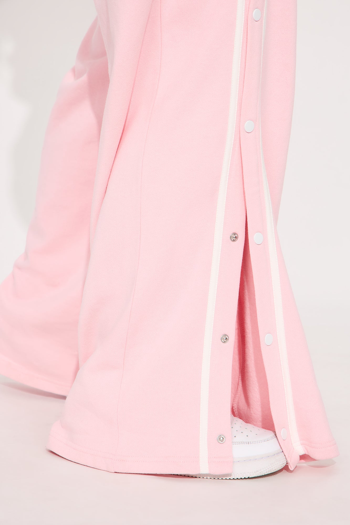 Sara Fleece Track Pant Set - Pink