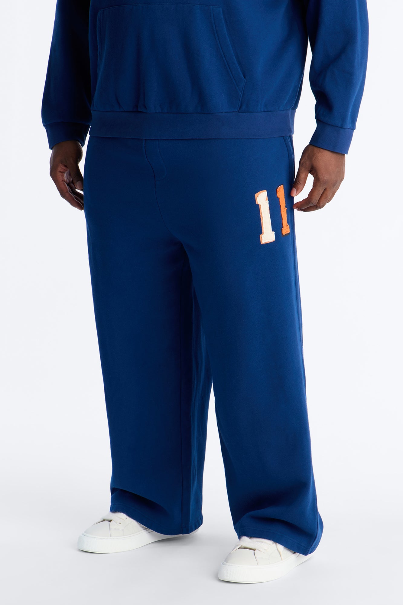 Broadway Patch Sweatpants - Navy