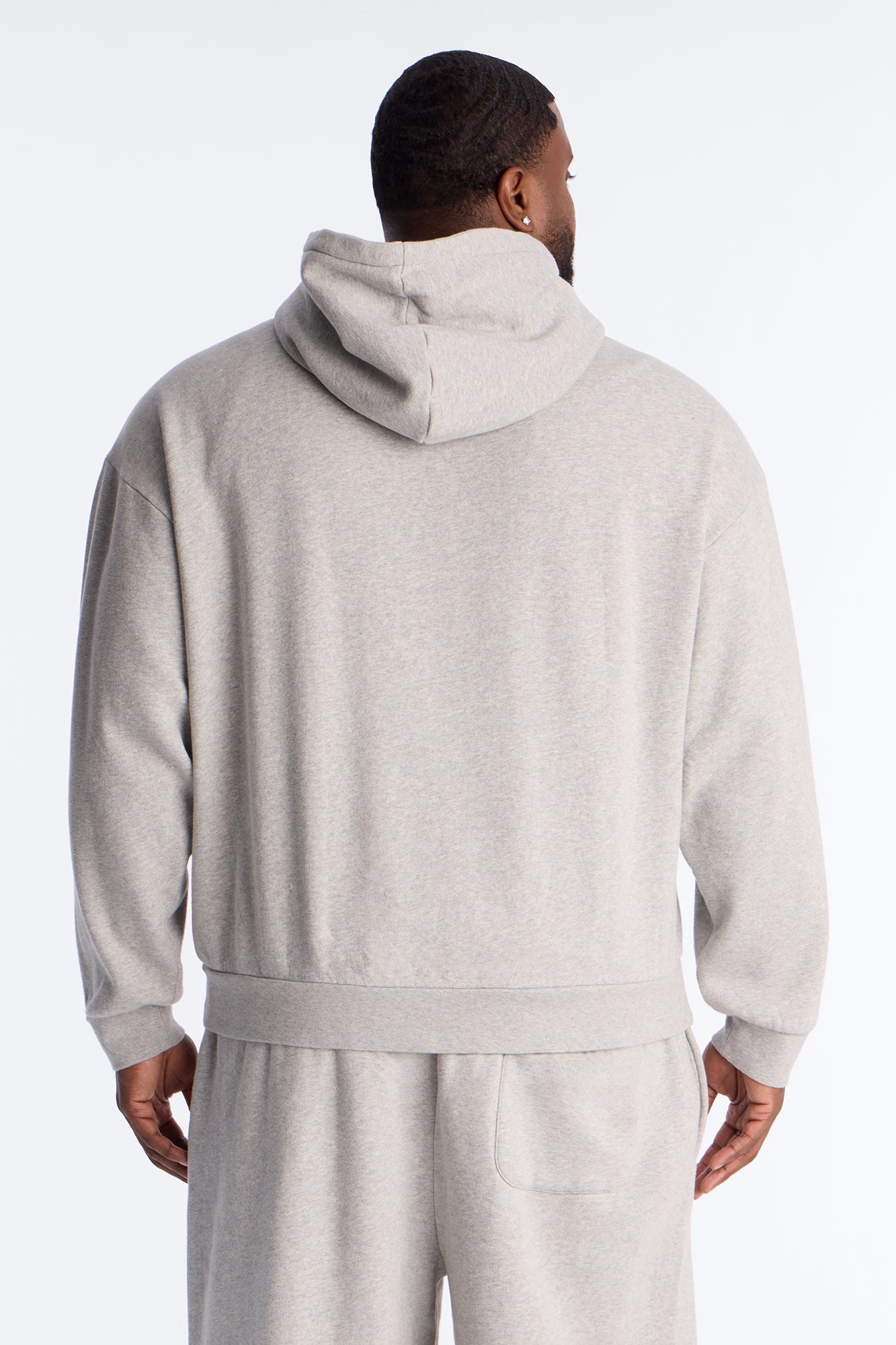 Mellow Patch Hoodie - Heather Grey