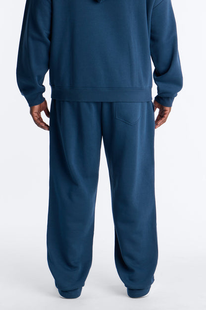 Antisocial Rhinestone Pearl Sweatpants - Navy