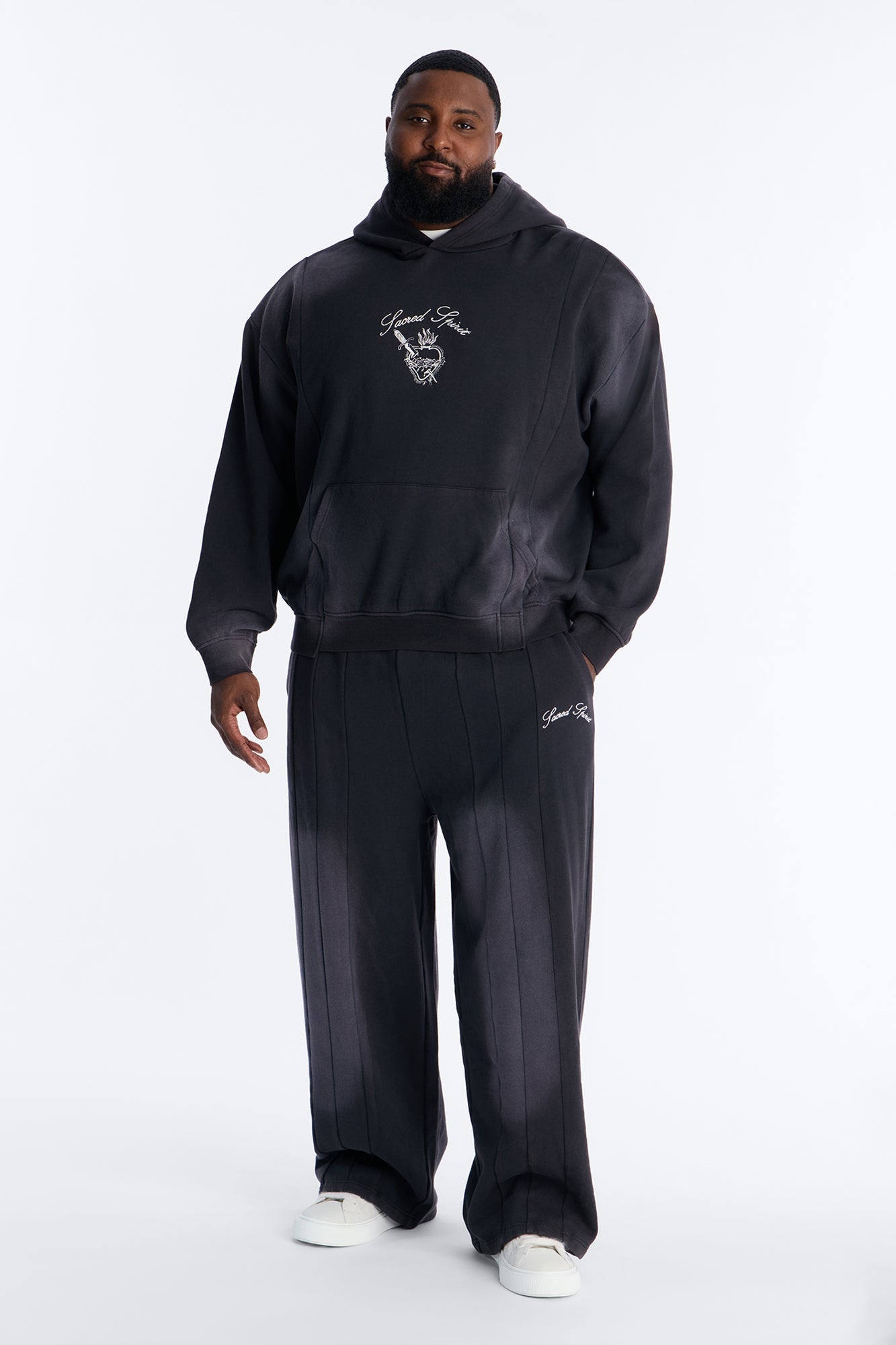 Sacred Spirit Washed Sweatpants - Black Wash