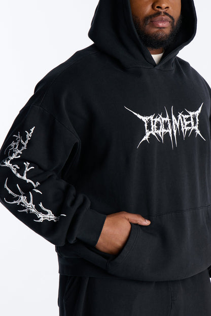Doomed To Win Hoodie - Charcoal