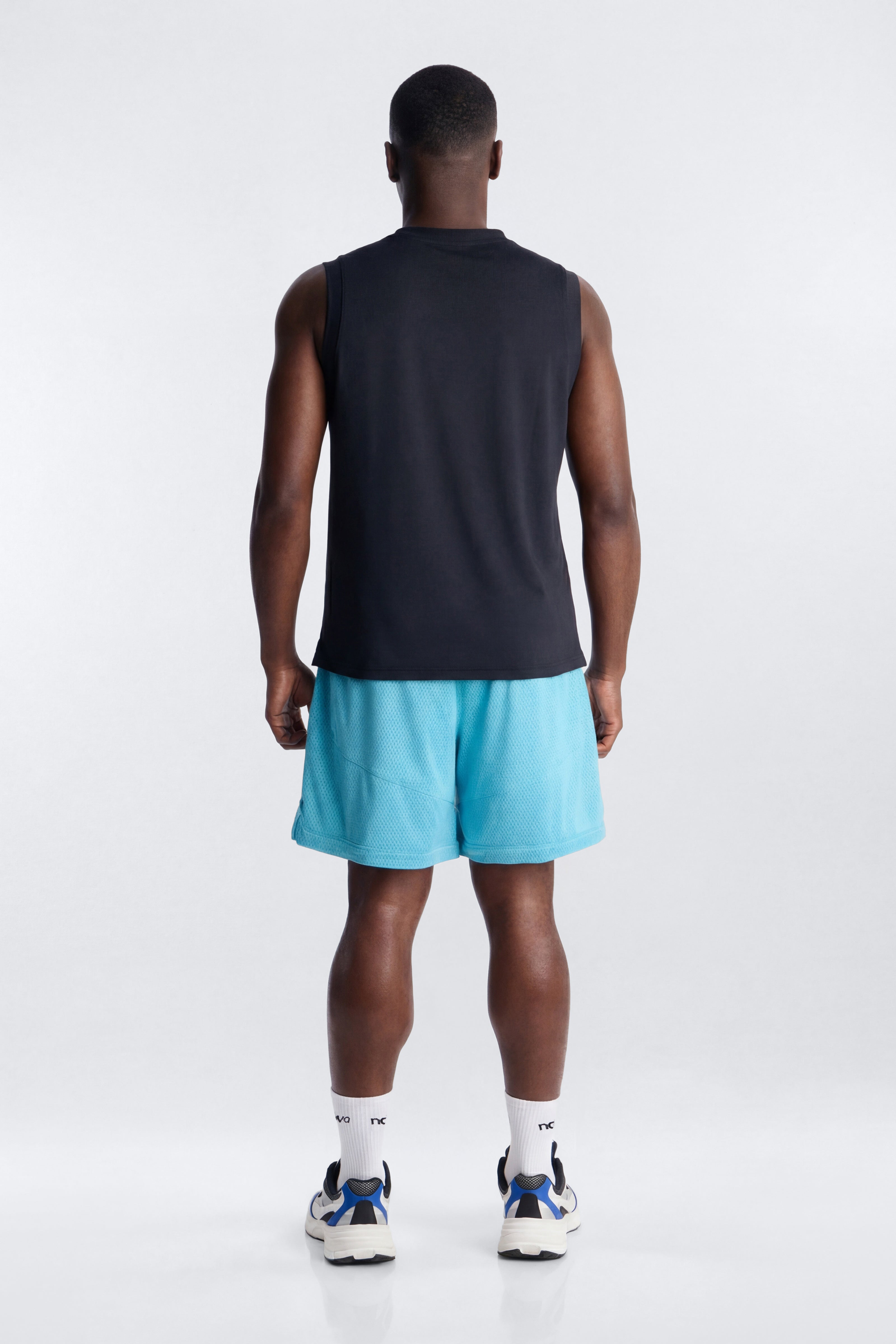 Athletic Mesh 7″ Basketball Shorts - Blue