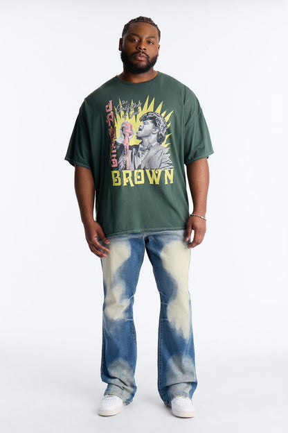James Brown Oversized Short Sleeve Tee - Hunter Green