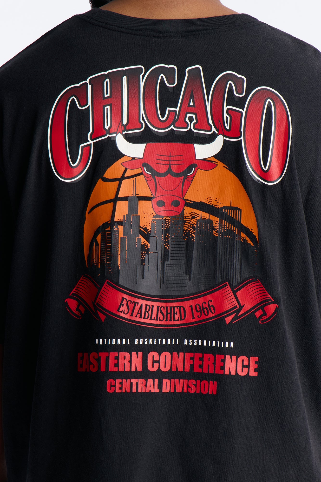 Bulls For The City Short Sleeve Tee - Black Wash