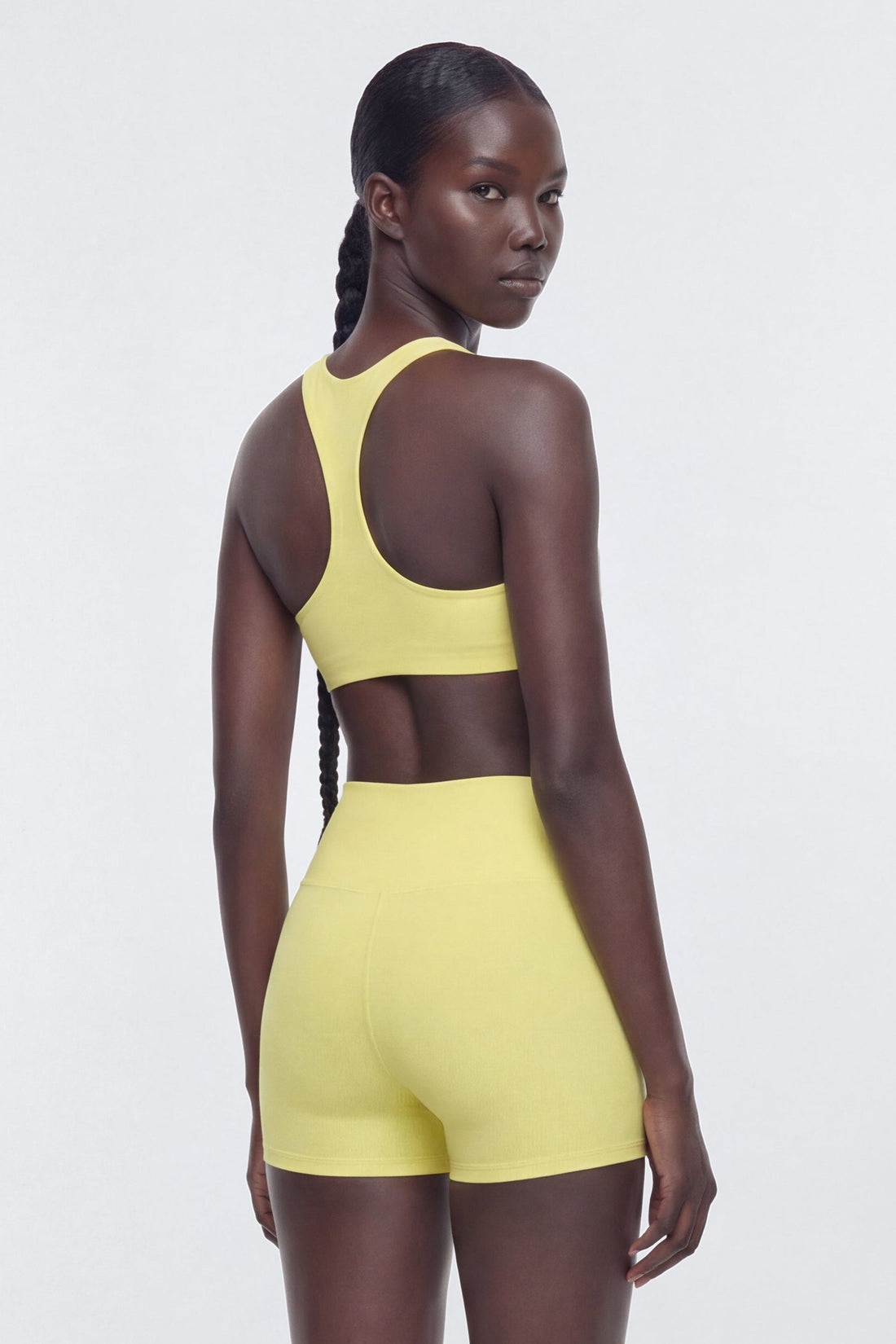 AirSculpt™ Racer Back Sports Bra - Yellow