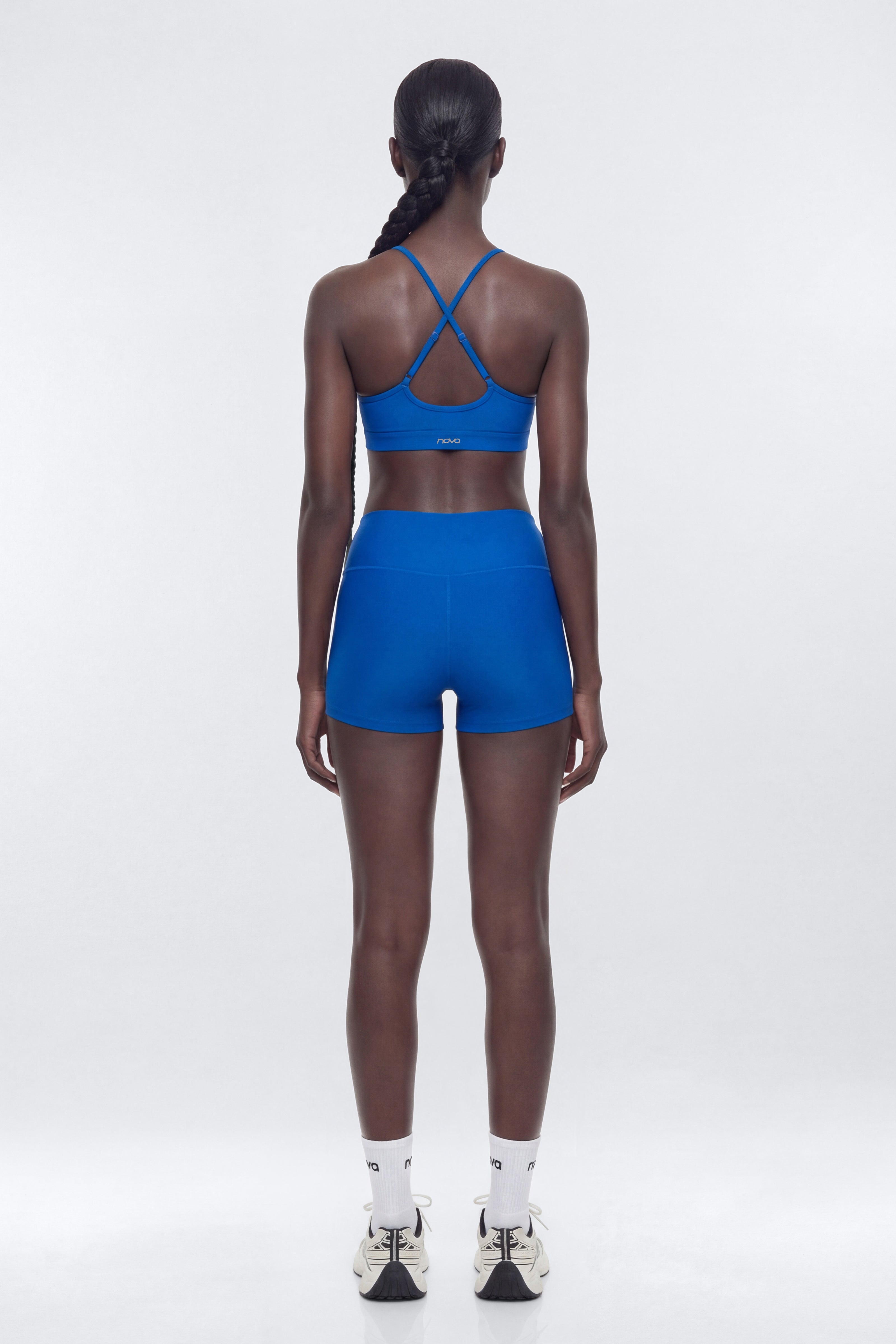 AirSculpt™ 3″ Mid Rise Biker Short - CobaltBlue