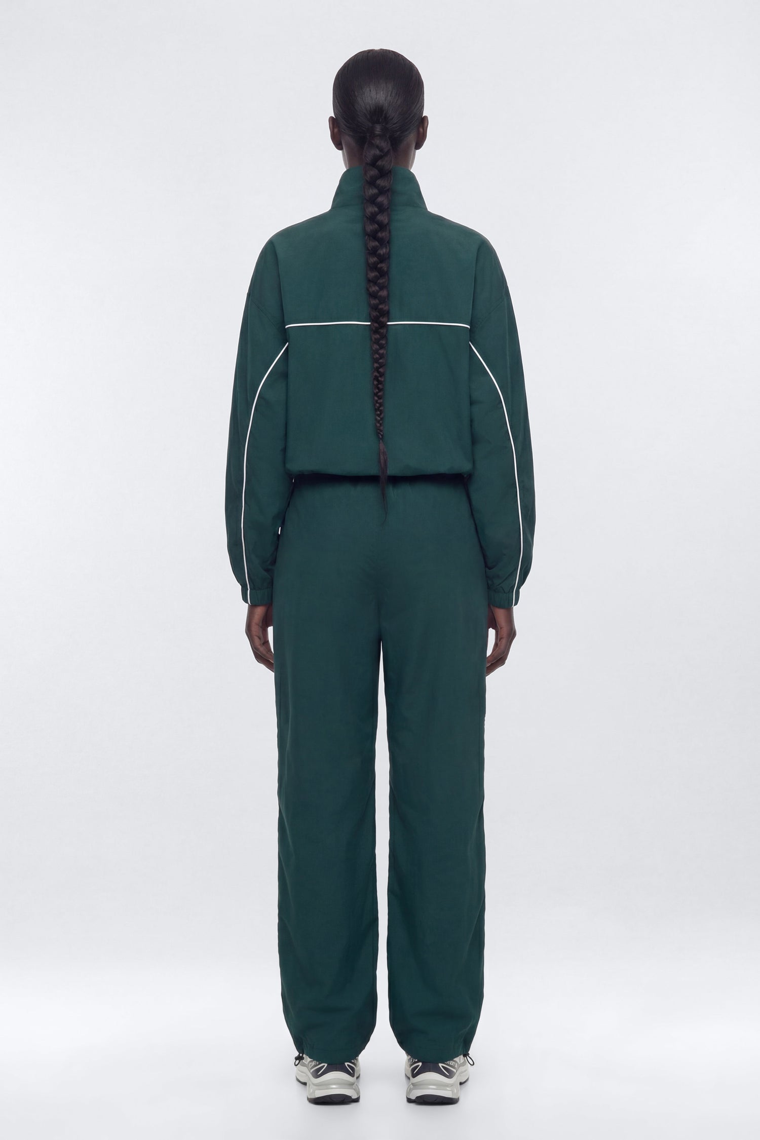 CoreNylon 32″ Pocket Track Pant - Green/combo
