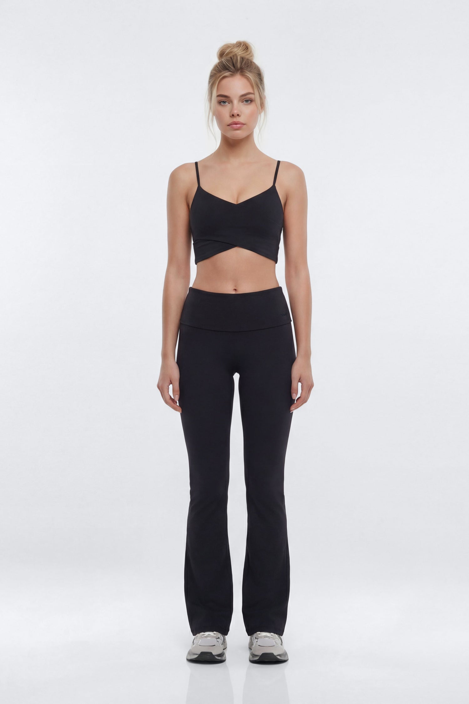 ButterSoft™ Wrap Over Sports Bra - Black