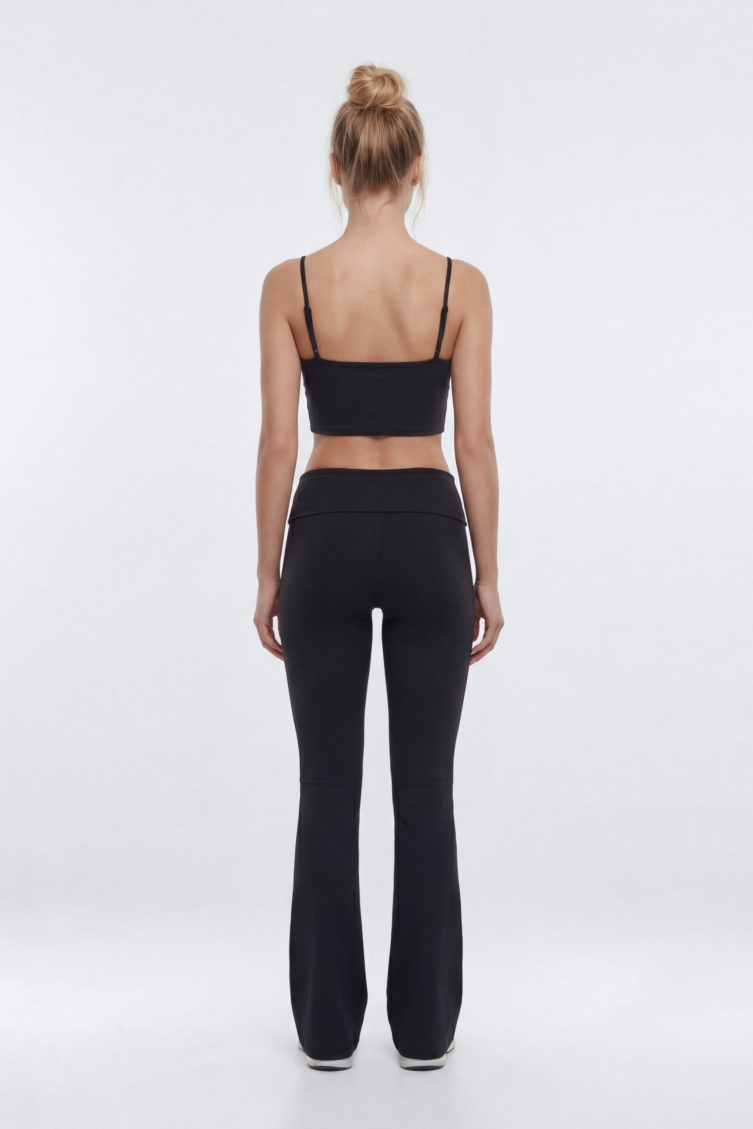 ButterSoft™ 33″ Low Rise Foldover Flare Legging - Black
