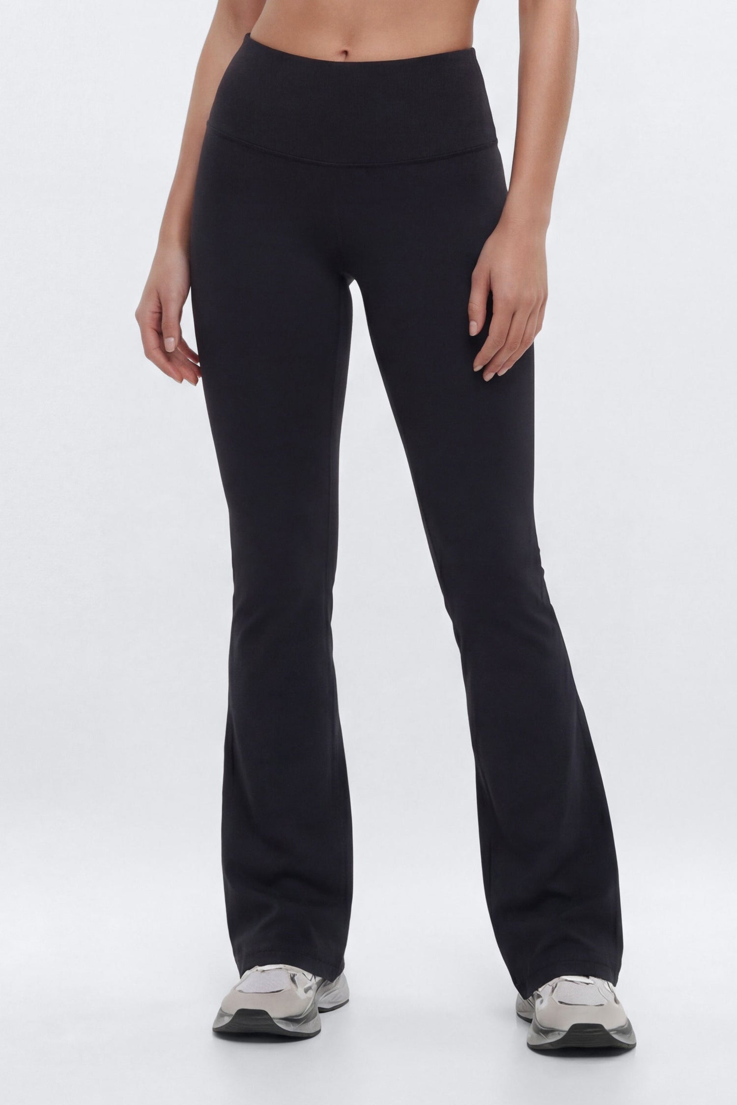 ButterSoft™ 33″ Low Rise Foldover Flare Legging - Black