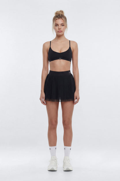 ProStretch™ 2″ Pocket Pleated Skort - Black