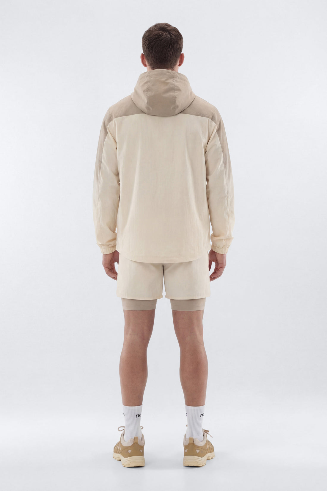 ProRipStop 7″ Built In Compression Shorts - Cream/combo