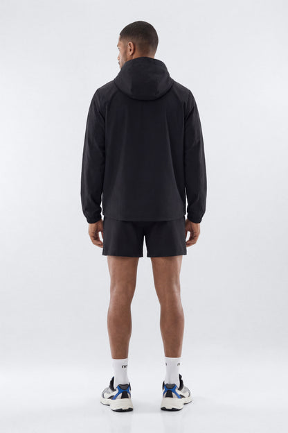 CoreNylon Hooded Full Zip Jacket - Black