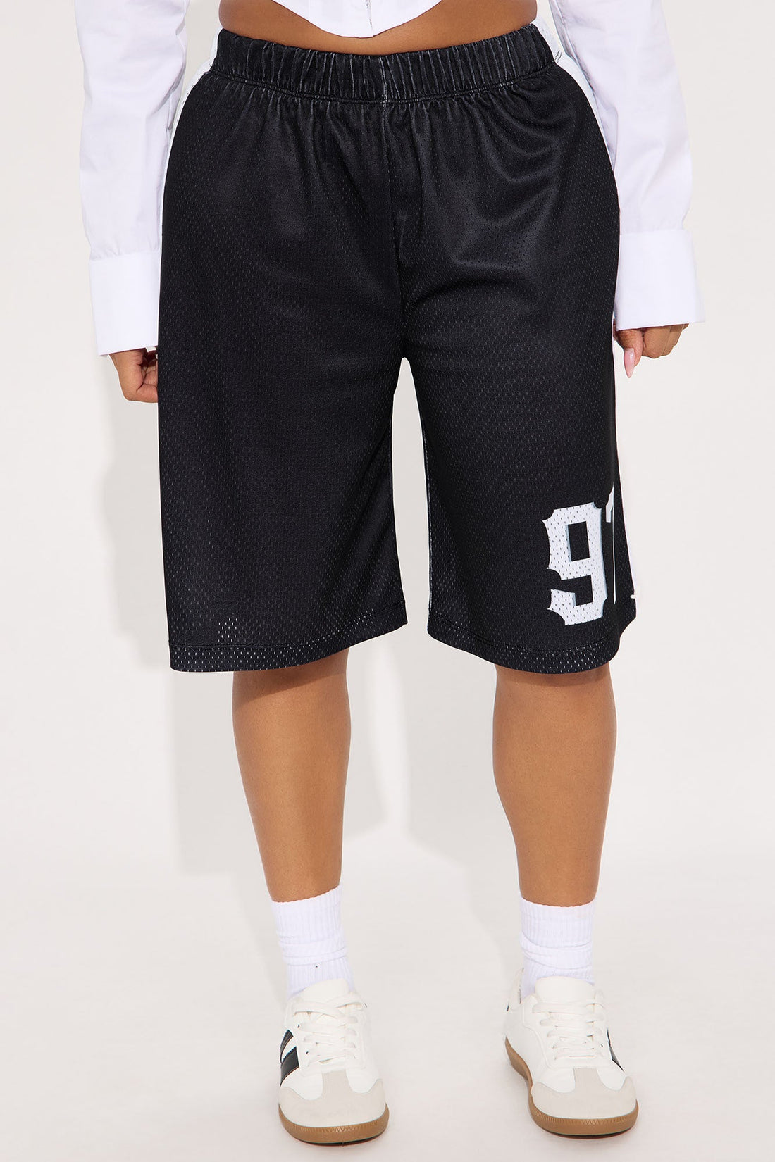 Touchdown Jersey Mesh Short - Black