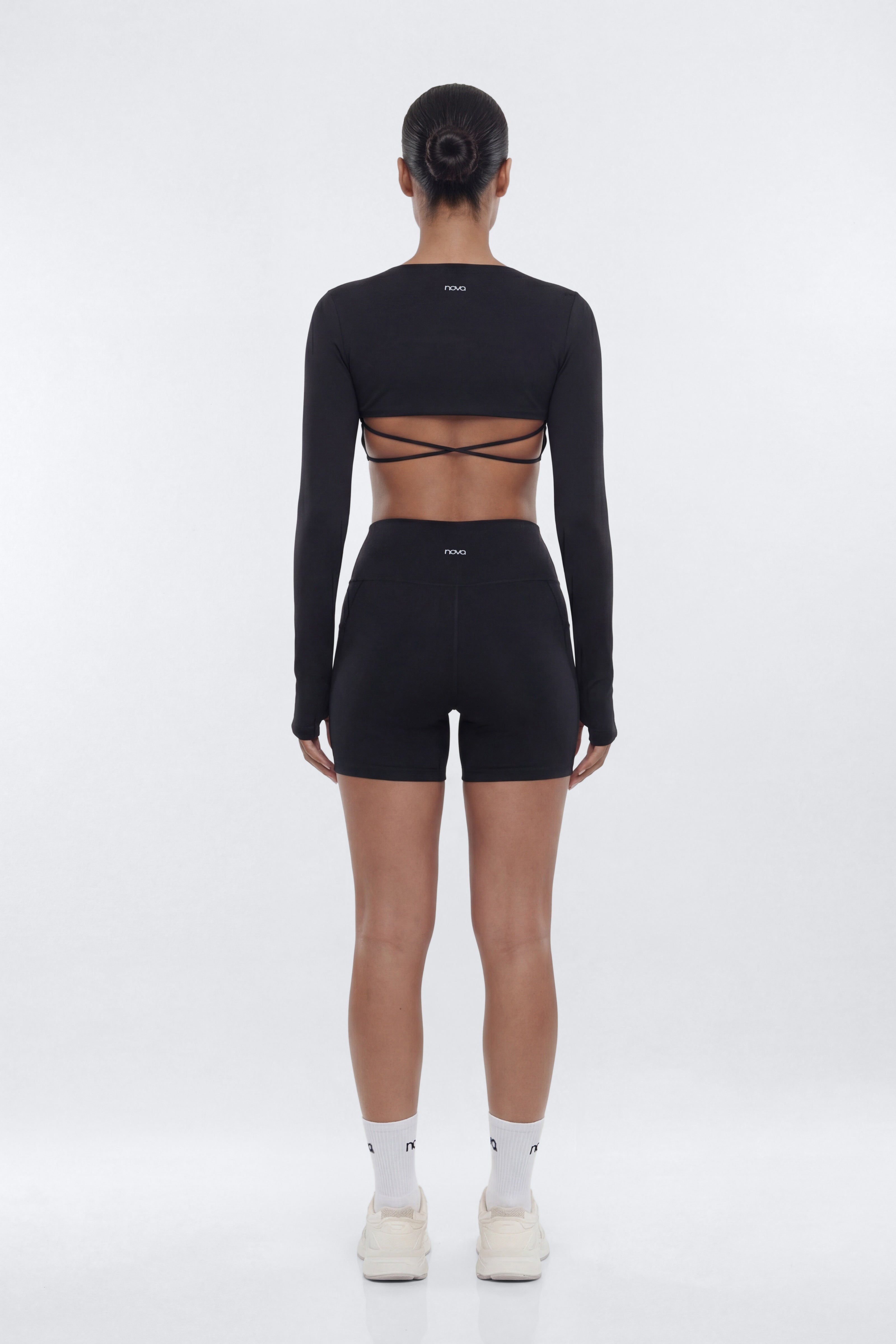 CloudForm™ Long Sleeve Shrug - Black